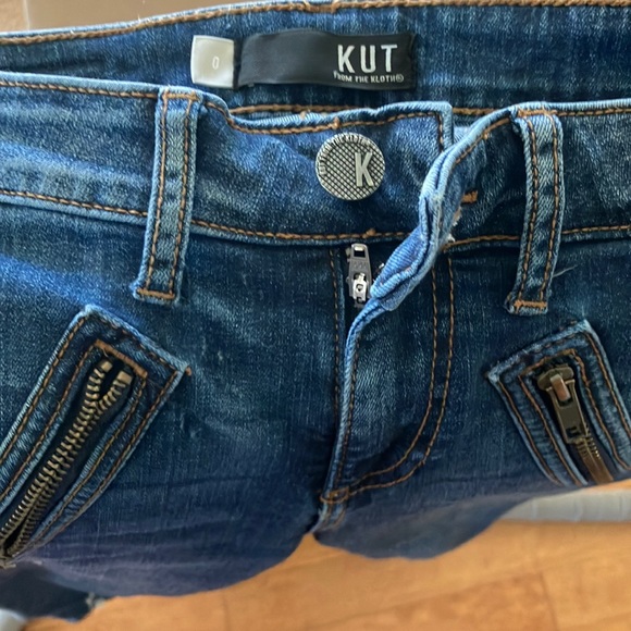KUT FROM THE KLOTH CONNIE Ankle Skinny Jeans Sz 0 - Picture 2 of 4